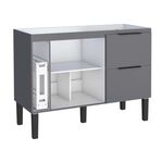 Gabinete para Cozinha Cisne 85x114cm Cinza Cozimax
