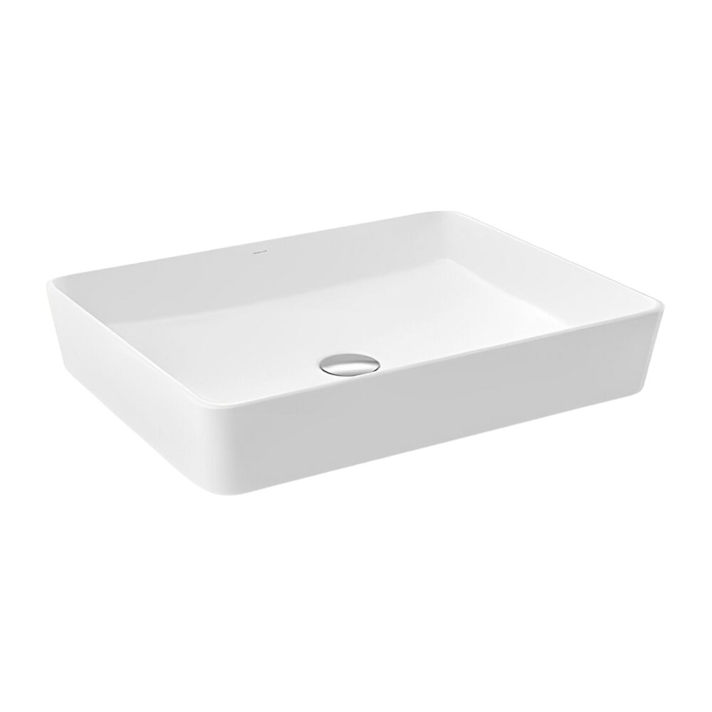 Cuba de Apoio Retangular 48x38cm Esmaltada Branca Docol