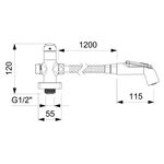 Ducha Higiênica com Derivação Select Roca