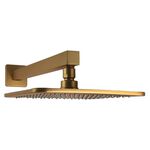 Chuveiro Ducha Dourado Fosco Color Dom Perflex
