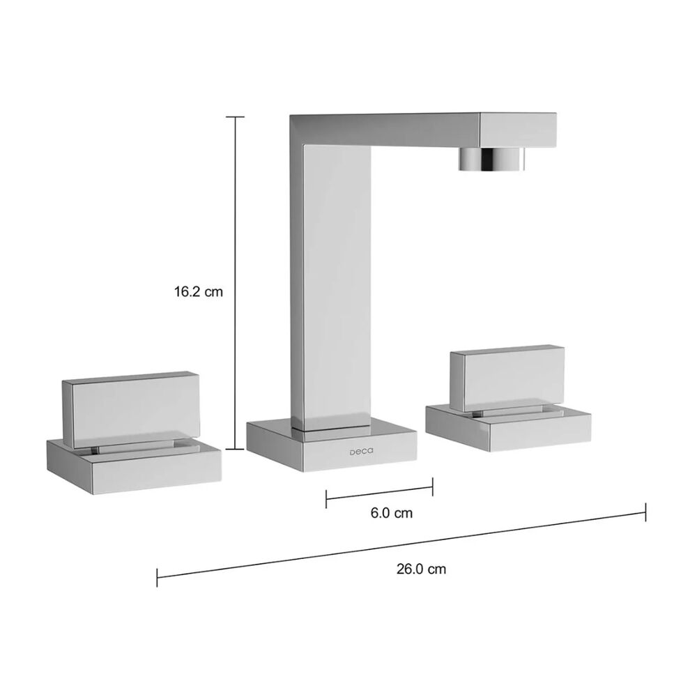 Misturador de Mesa para Lavatório Dream Bica Alta Cromado Deca