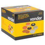 Kit de Discos para Lixar e Polir 4.1/2" Vonder