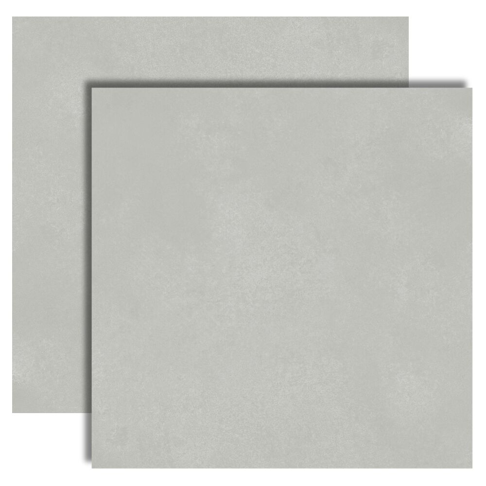 Porcelanato Cimentício Acetinado Borda Retificada 70x70cm Dallas Gray Delta (Caixa com 2,44m²)