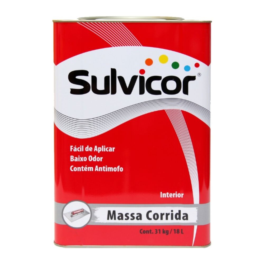 Massa Corrida PVA 25Kg Sulvicor
