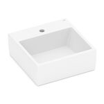 Cuba de Apoio Quadrada Basic 41x41cm Branco Celite