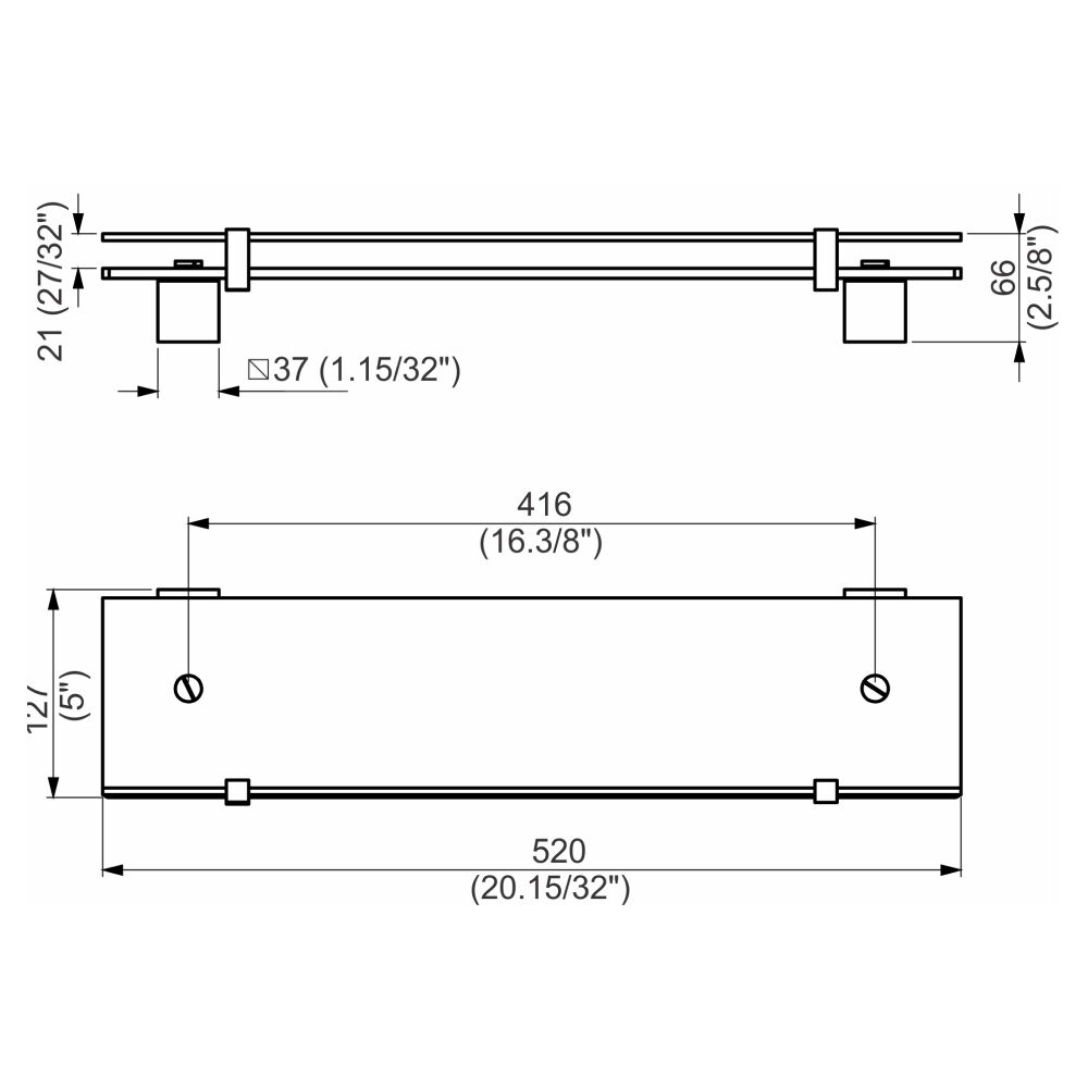 Prateleira Actual Perflex