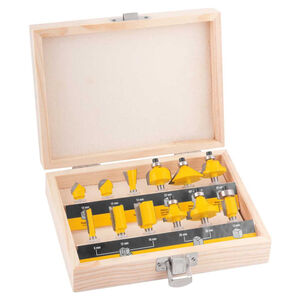 Jogo de Fresas para Madeira com 12 peças Vonder